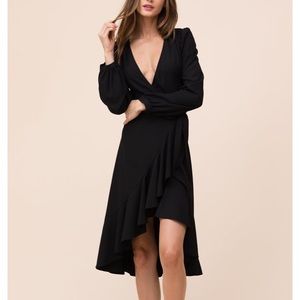 Anthropologie Yumi Kim Black Casanova Dress S